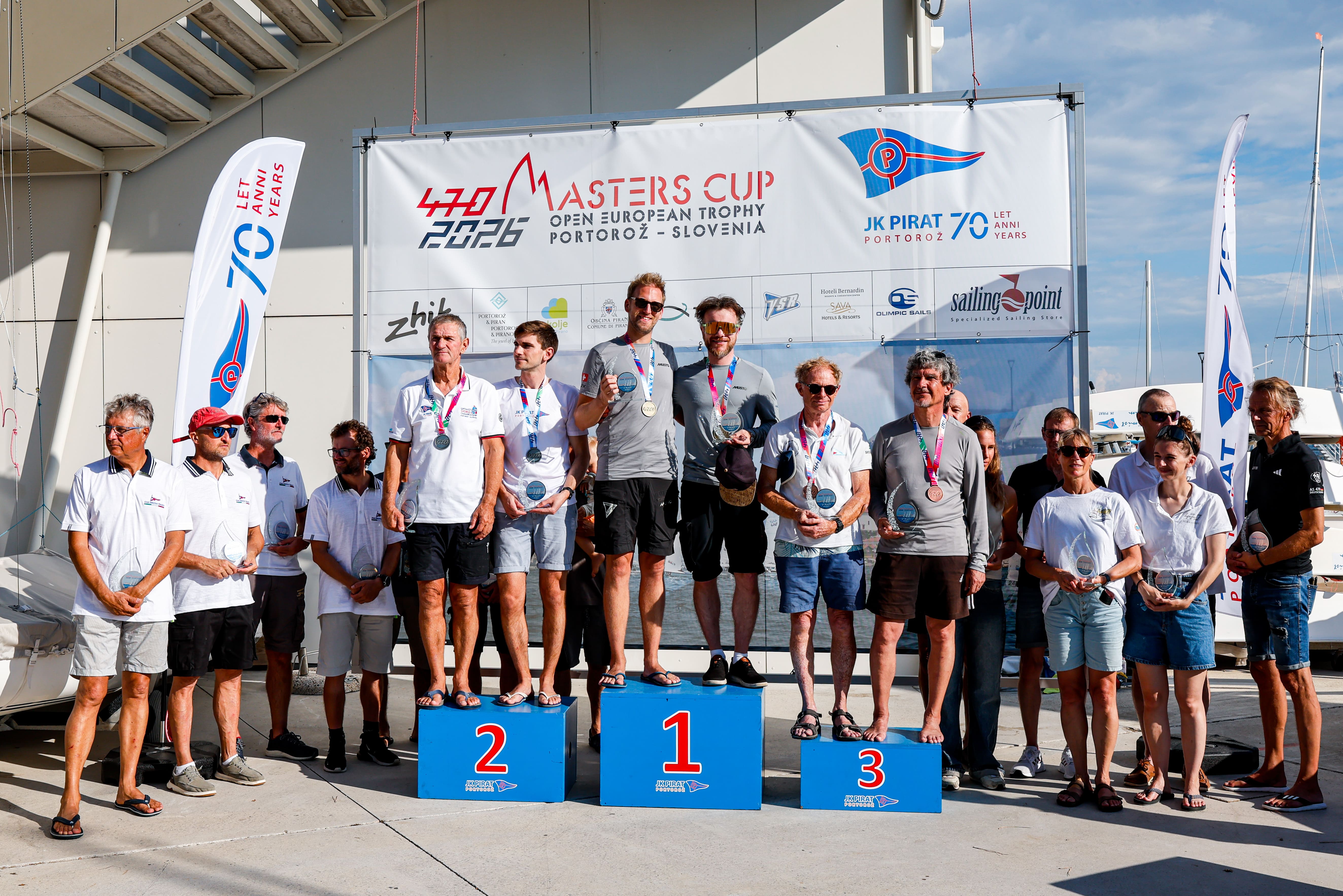 Mondiale Master di Portorose: 4 equipaggi italiani sul podio